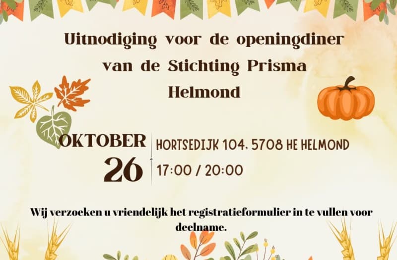 Openingsdiner en Gezellige Ontmoeting met Ouders en Studenten