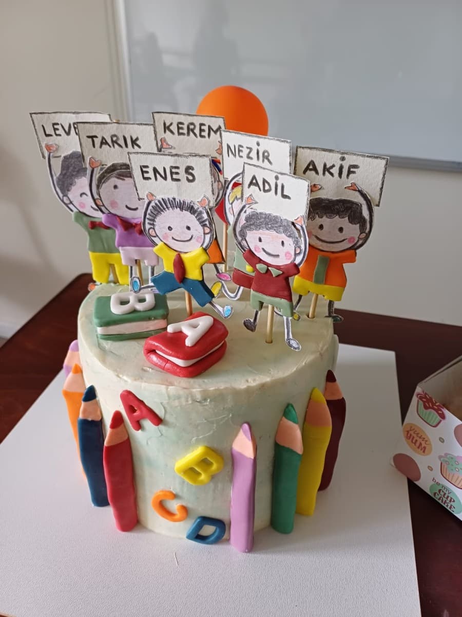 Viering van het leren van het alfabet